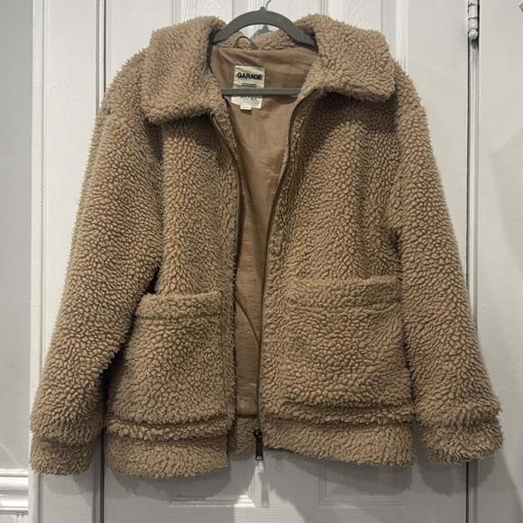 GARAGE Oversized Teddy Jacket - Picture 1 of 4